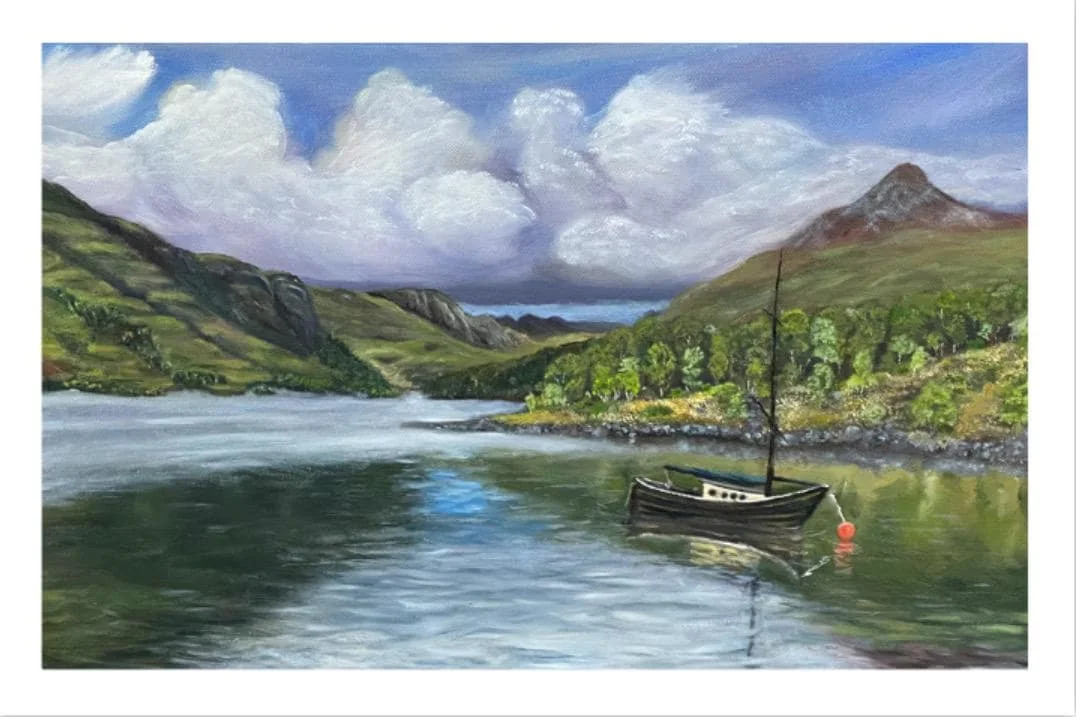 Glencoe — an original oil landscape painting by Zach Barkin